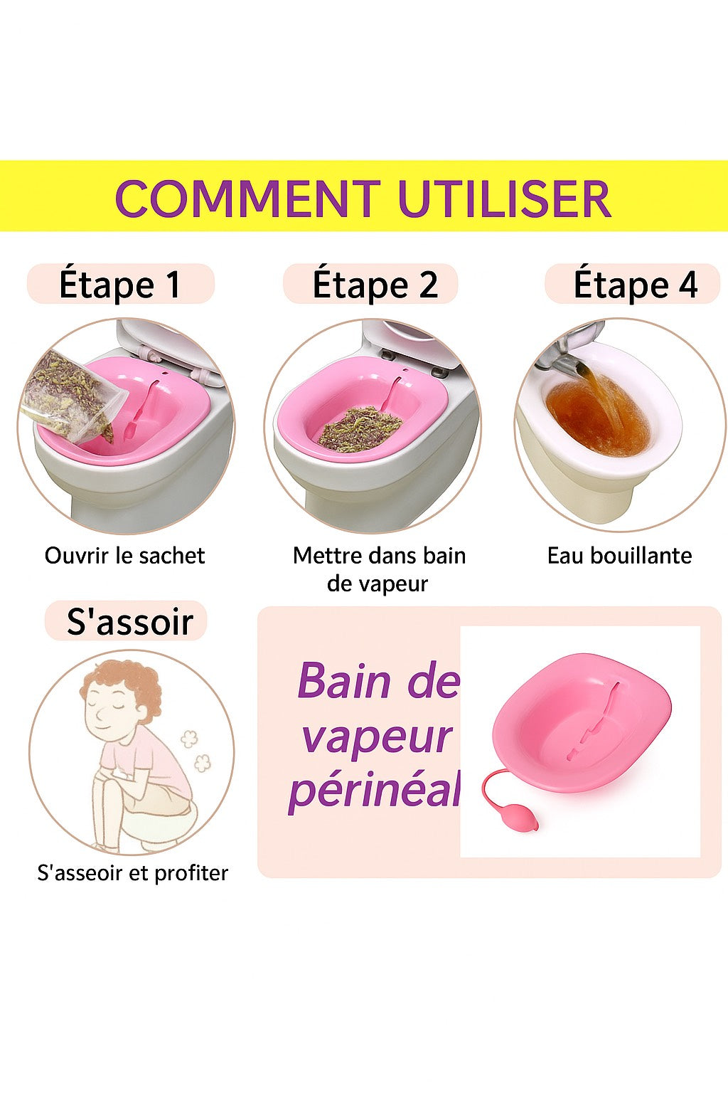 Infusion d'herbes intimes